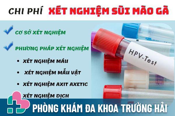 Chi phí xét nghiệm sùi mào gà phụ thuộc vào nhiều yếu tố khác nhau