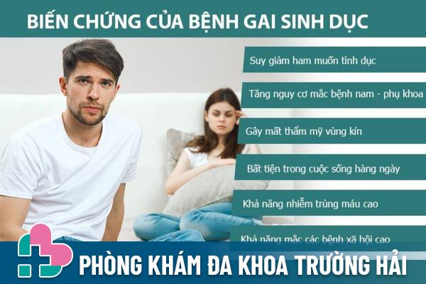 Gai sinh dục gây ra những ảnh hưởng nhất định đối với người bệnh