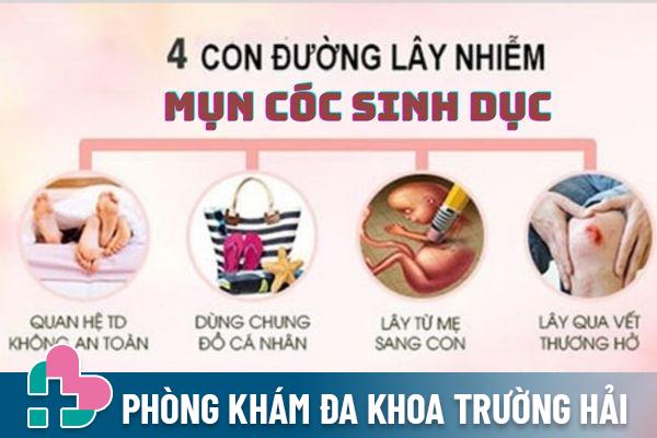 Mụn cóc sinh dục lây nhiễm qua nhiều con đường khác nhau