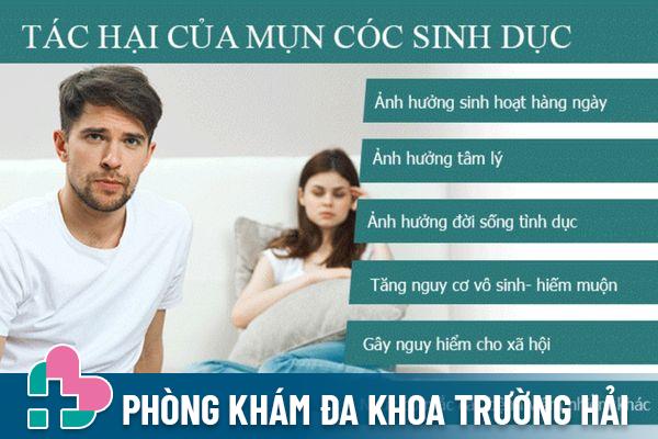 Mụn cóc sinh dục gây ra nhiều ảnh hưởng đối với sức khỏe