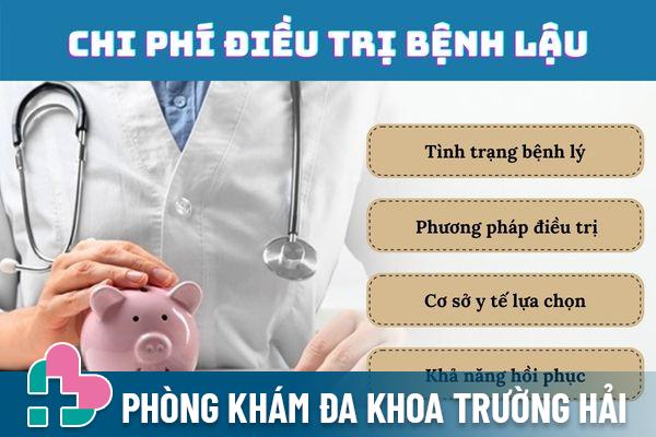 Chi phí điều trị bệnh lậu phụ thuộc vào nhiều yếu tố khác nhau