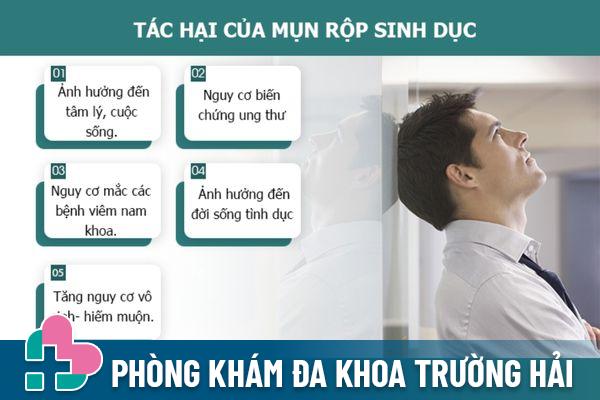 Bệnh mụn rộp sinh dục gây ra nhiều ảnh hưởng đến sức khỏe người bệnh