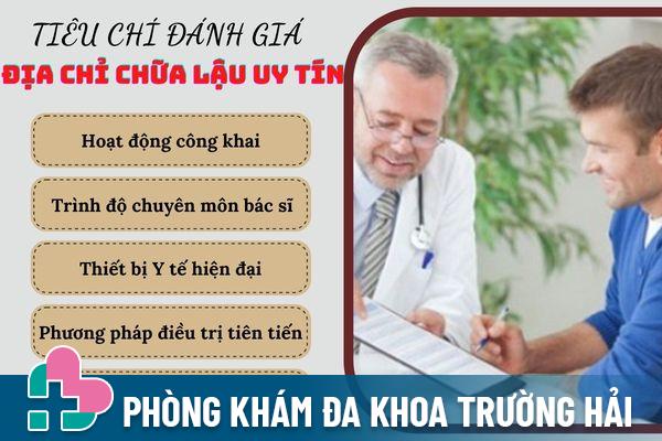 Tiêu chí đánh giá phòng khám bệnh lậu chất lượng