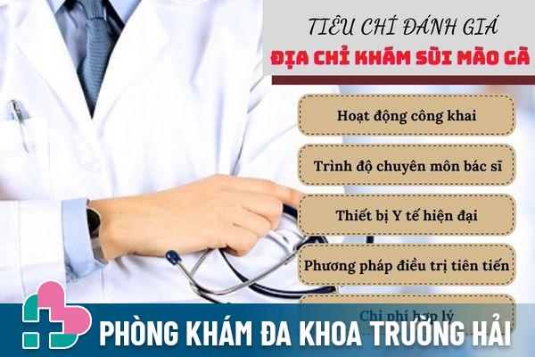 Tiêu chí lựa chọn địa chỉ khám sùi mào gà uy tín, chất lượng