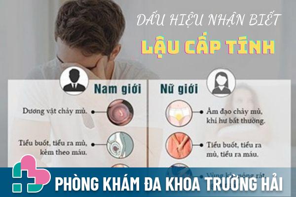 Triệu chứng bệnh lậu cấp tính phổ biến ở cả nam và nữ