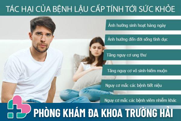 Bệnh lậu cấp tính gây ảnh hưởng đến tinh thần và sức khỏe người bệnh