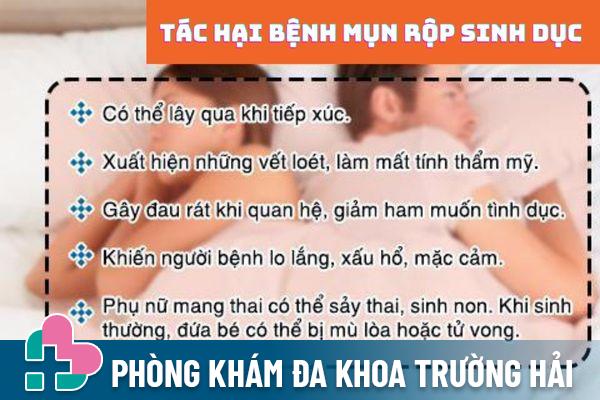 Bệnh mụn rộp gây ra nhiều hậu quả nghiêm trọng