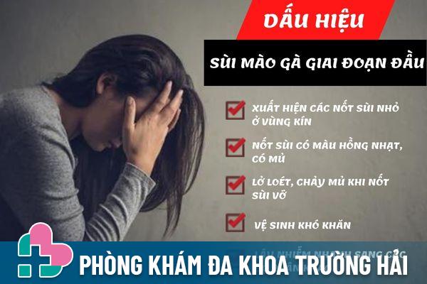 Dấu hiệu nhận biết sùi mào gà giai đoạn đầu 