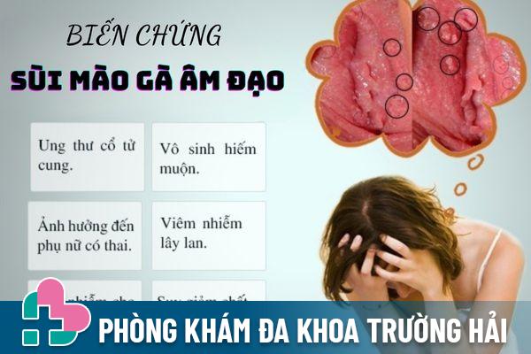 Biến chứng của bệnh sùi mào gà đối với nữ giới