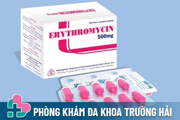 Thuốc chữa lậu Erythromycin 500mg