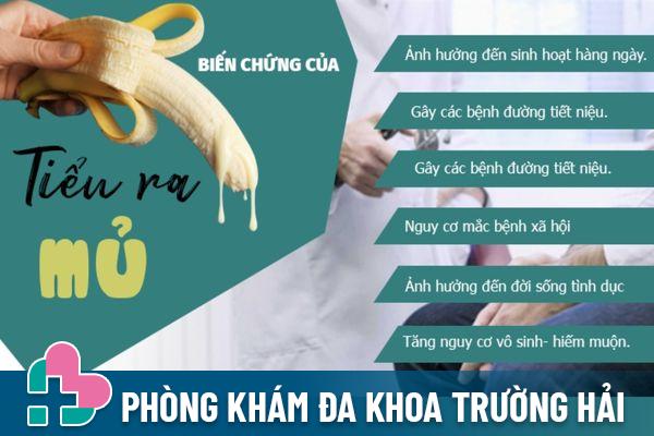 Ảnh hưởng của tiểu có mủ đối với sức khỏe nam giới