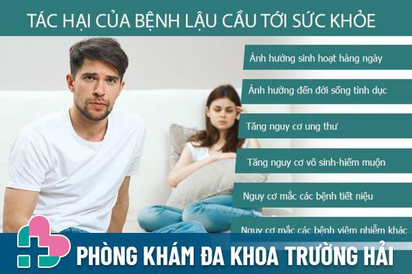 Bệnh lậu gây ra nhiều ảnh hưởng đối với sức khỏe phái mạnh