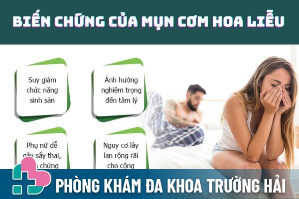 Biến chứng nguy hiểm của bệnh mụn cơm hoa liễu