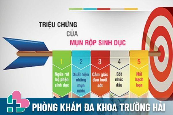 Triệu chứng bệnh mụn rộp sinh dục