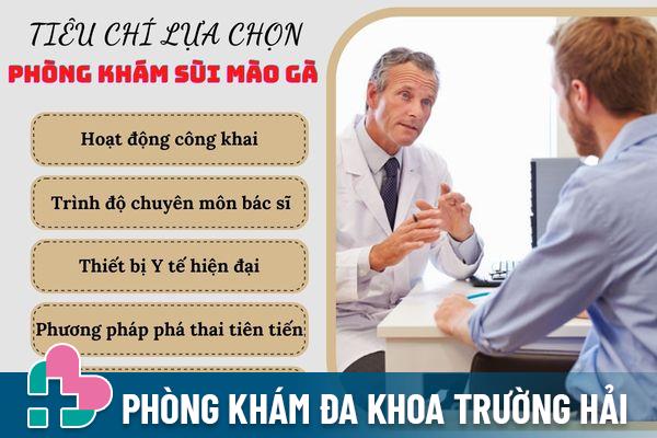 Tiêu chí lựa chọn phòng khám chữa sùi mào gà uy tín