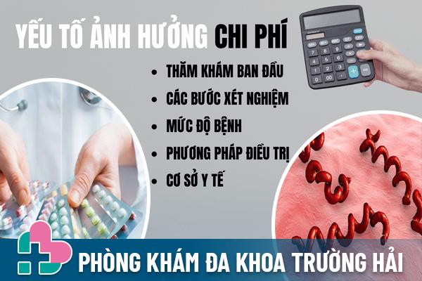 Chi phí điều trị bệnh giang mai là bao nhiêu?