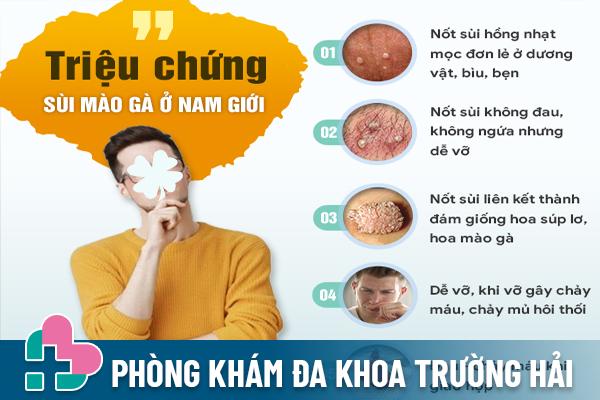 Nhận biết dấu hiệu sùi mào gà ở nam giới