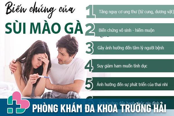 Tổng hợp tác hại sùi mào gà gây cho nam và nữ